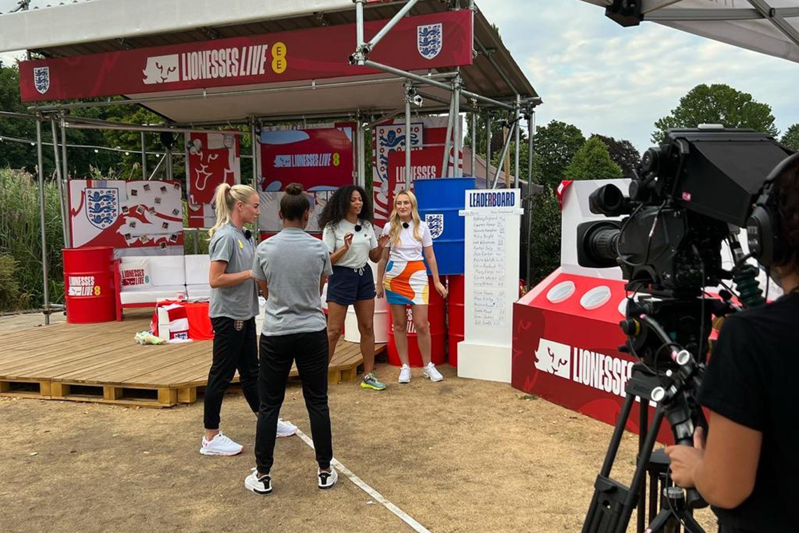 Vivid Broadcast - Case Study - The FA 'Lionesses Live' 2022