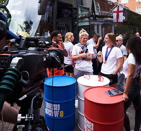 Vivid Broadcast - Case Study - The FA 'Lionesses Live' 2022